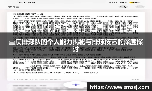 重庆排球队的个人能力揭秘与排球技艺的深度探讨